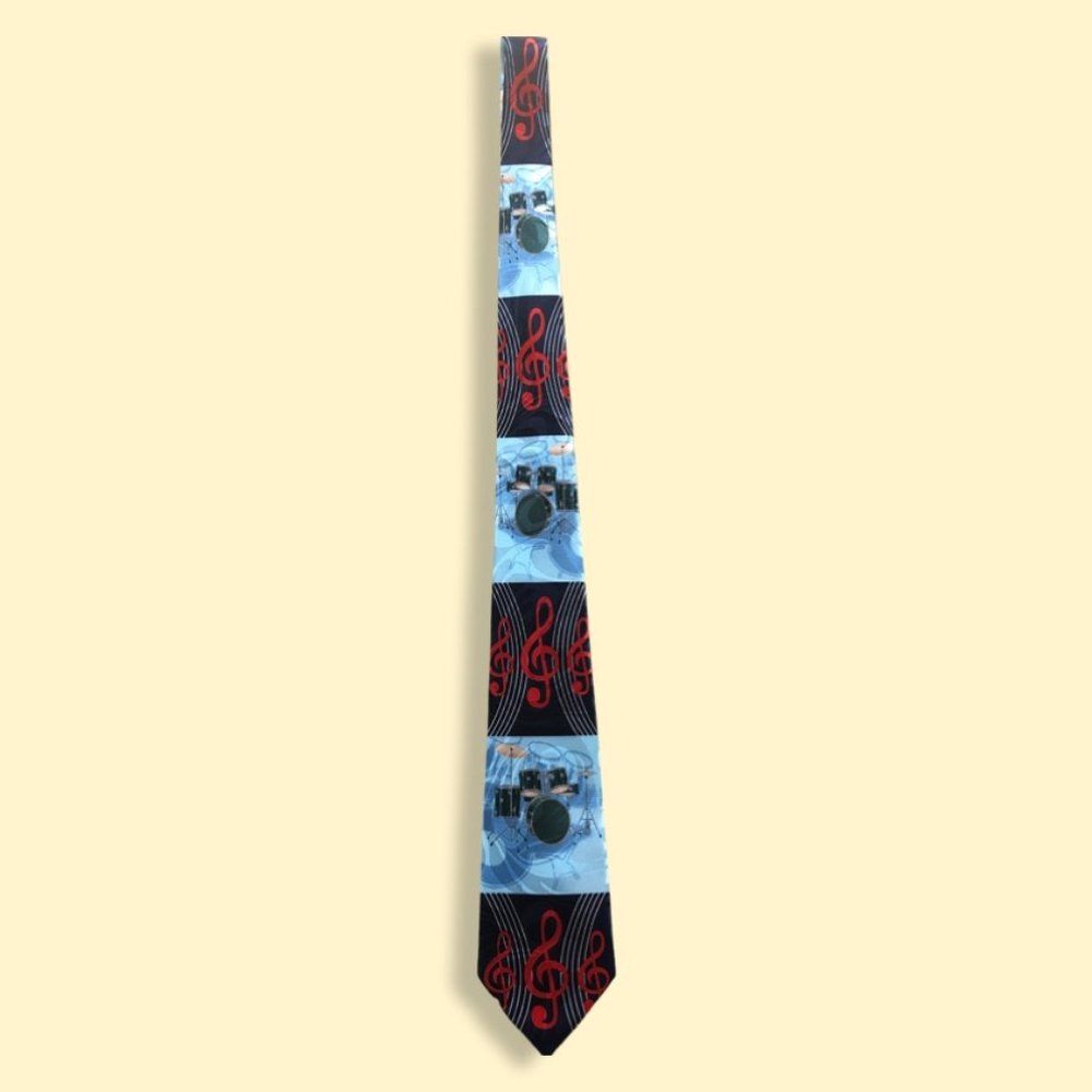 Steven Harris Drum Set Neck Tie
